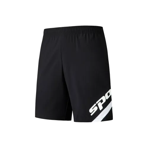 Erke Casual Shorts Men Jet Black