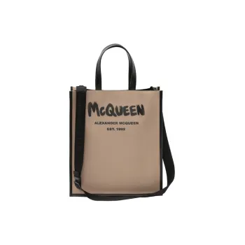 Alexander McQueen Polyester Handbag Shoulder Bag Crossbody Bag Men's Brown