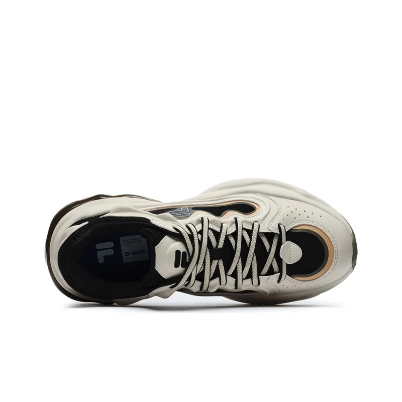 FILA FUSION PALETTE Pen Holder Shoes Anti Slip Wear Resistant Low Top Casual Shoes Men's Birch Brown-2