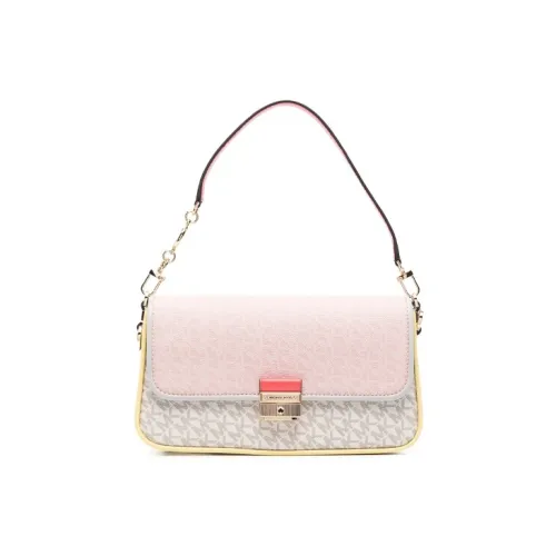 MICHAEL KORS MICHAEL KORS Handbag Collection Bradshaw cruzeiroed Canvas Shoulder Bag Regular Women's Pink & Yeezys Umber