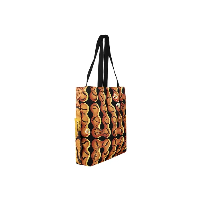 BLACKHEAD KIYOKAWA Collaboration Cotton Tote Bag, Shopping Bag, Tote Bag, Shoulder Bag Unisex-4