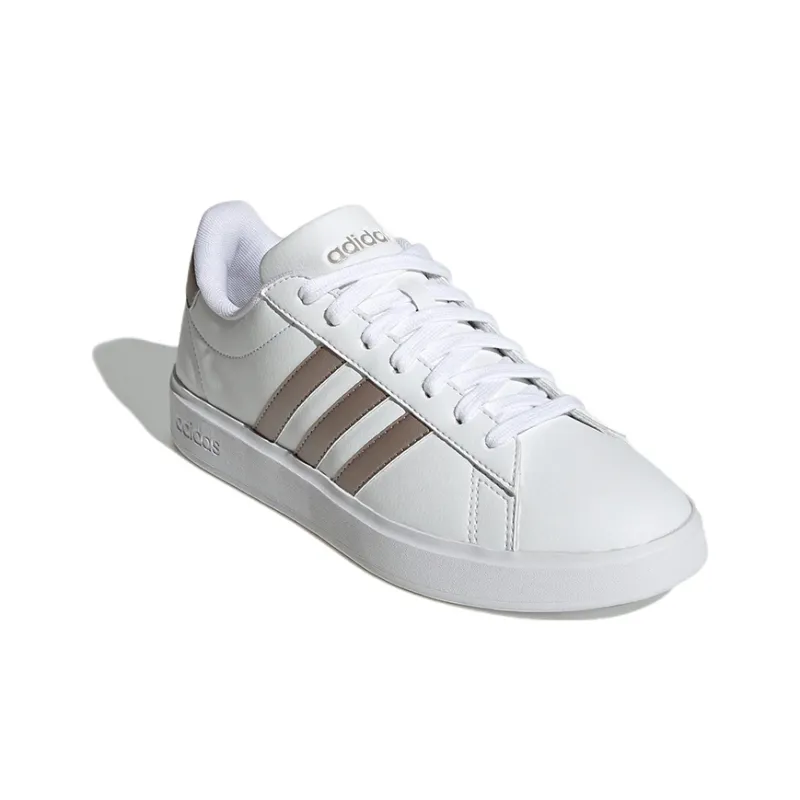 Adidas Grand Court Cloud White Platinum Metallic Women's-2
