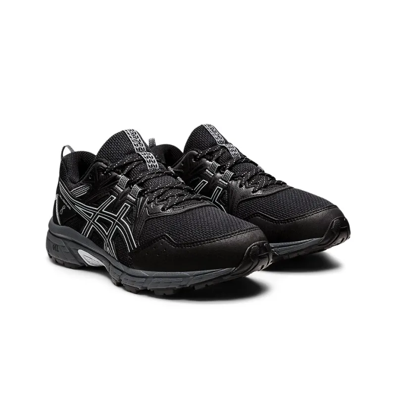 Asics Gel-Venture 8 Wear-Resistant Low-Top Running Shoes Men's Black White D-Width-2