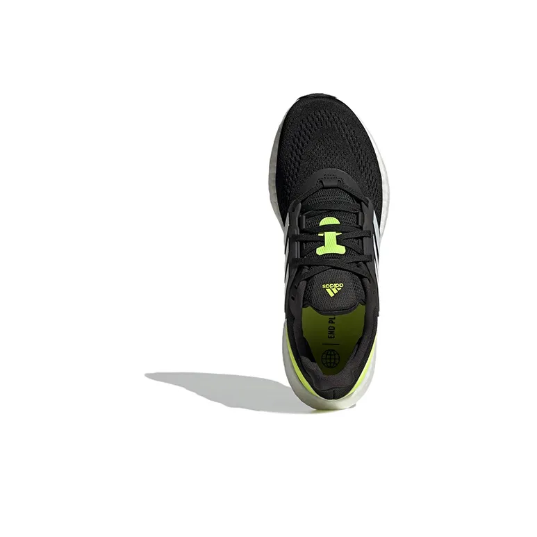 Adidas Pureboost 22 Core Black Cloud White Solar Yellow-4