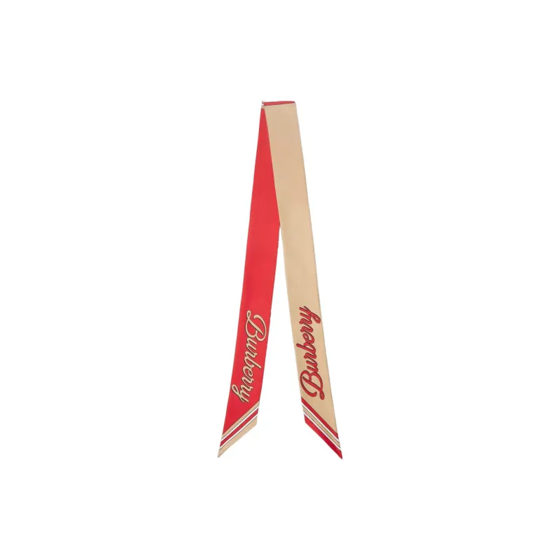 Burberry Silk Scarves Women's Archive Beige-0