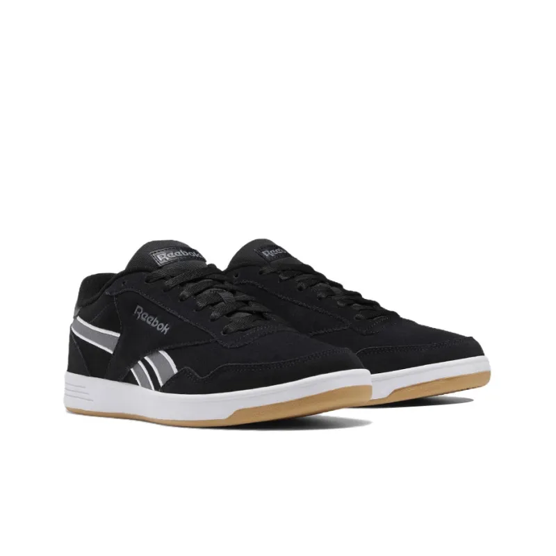 Reebok Royal Techque T Anti-Slip Wear-Resistant Low-Top Skateboard Shoes Men's Black White-2