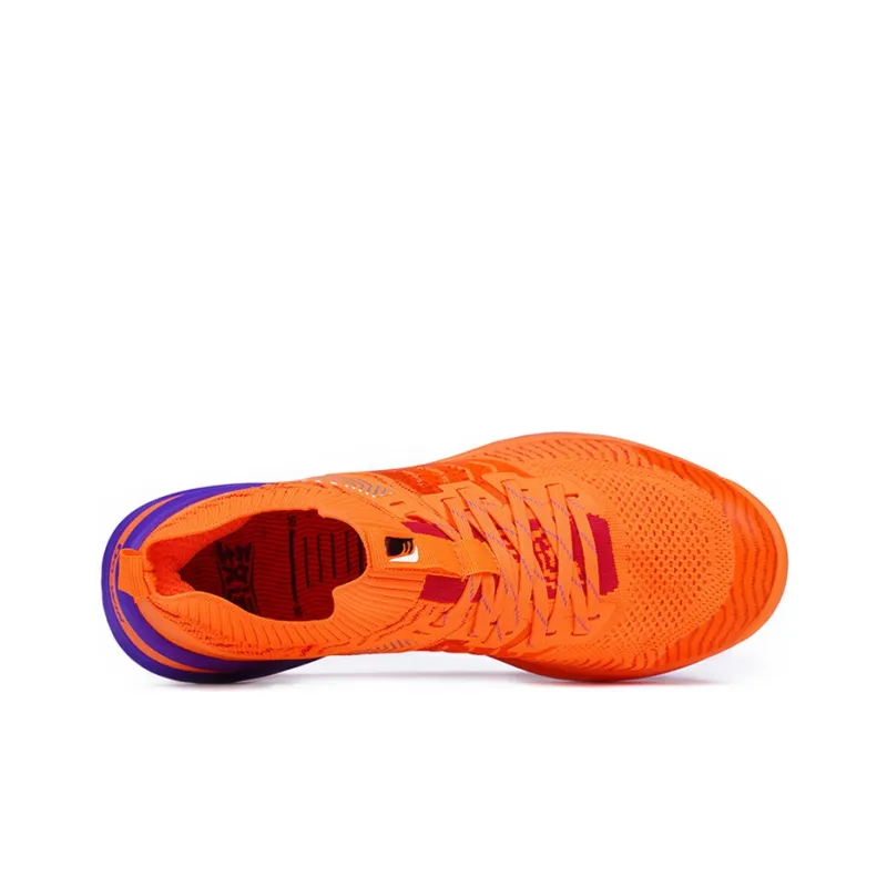 DO WIN Cushioning, Slip Resistant, And Abrasion Resistant Low Top Casual Running Shoes Unisex Orange-2