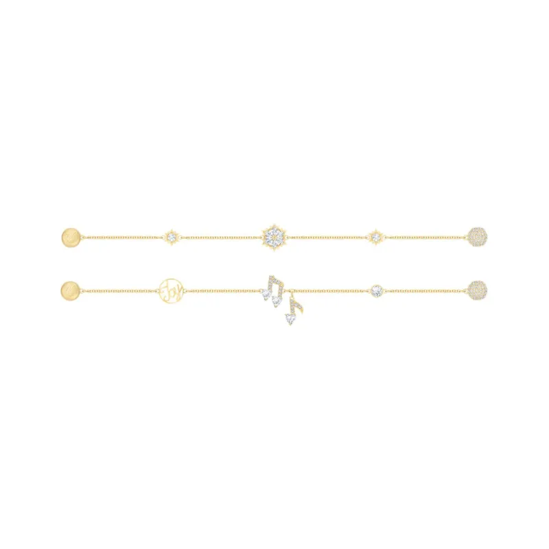 Swarovski Remix Collection Gold Plated Bracelets Women's-0