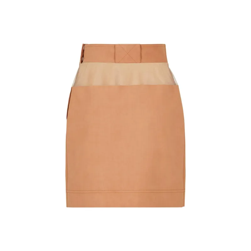 FENDI Casual Long Skirts Women's Brown-1