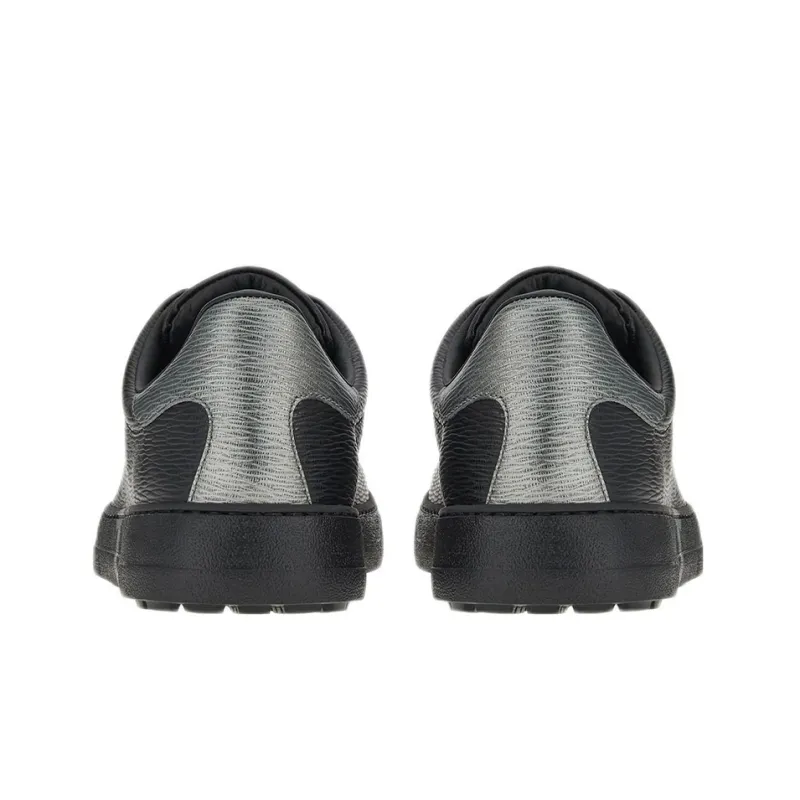 FERRAGAMO Gancini Logo-print Low-top Sneakers-4