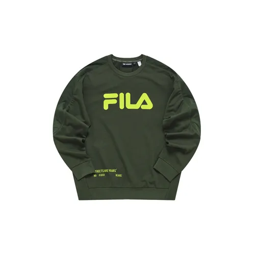 FILA FUSION Sweatshirts Men Plant Green