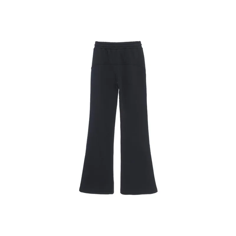 Fax Copy Express Flared Pants Sports Pants Women's Black-1