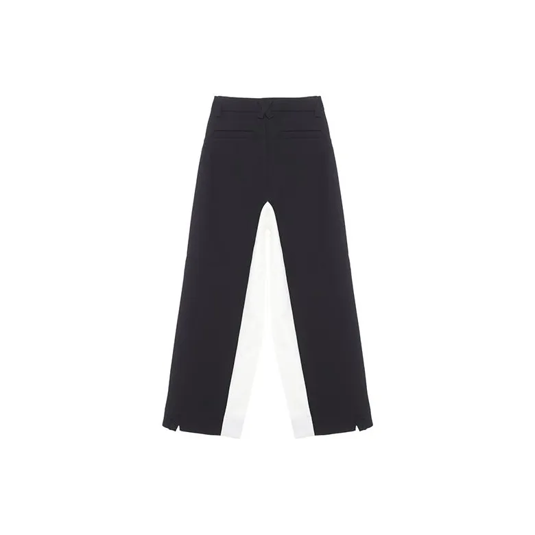 Fax Copy Express SS22 Casual Pants Women's Black White-1