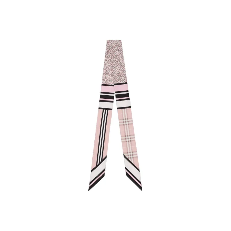 Burberry Mix print Silk Scarf-0