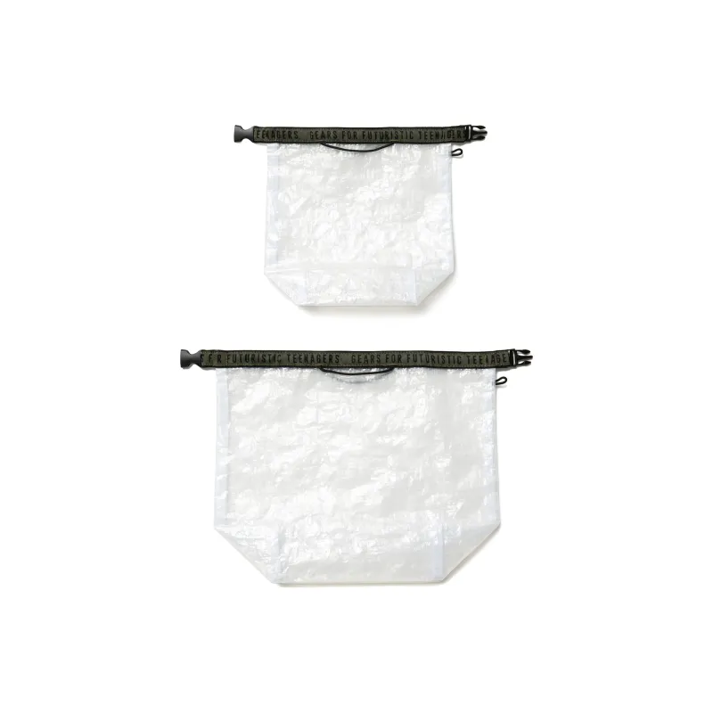 HUMAN MADE Polyethylene Roll Up Bag Shoulder Bag Regular Unisex White-4
