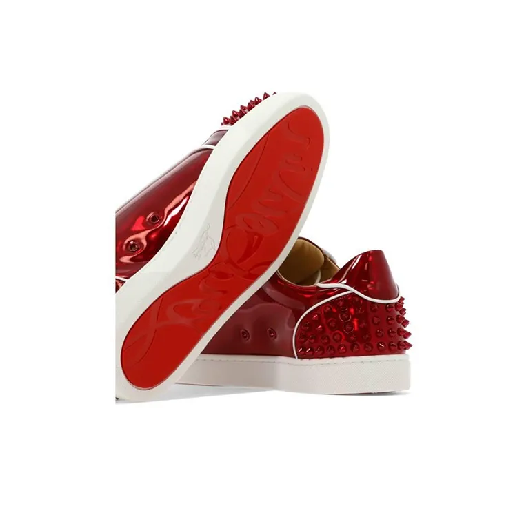 CL LUBOTING Stylish Skateboarding Shoes Men's Red-4