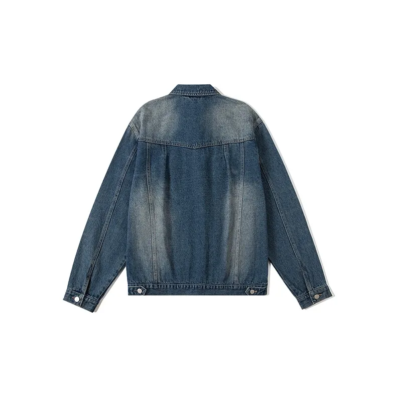 DIMC Denim Jacket Unisex Washed Blue-1