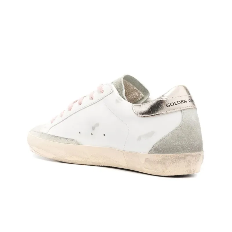 Golden Goose Super Star White Silver Ice Blue Women's-3