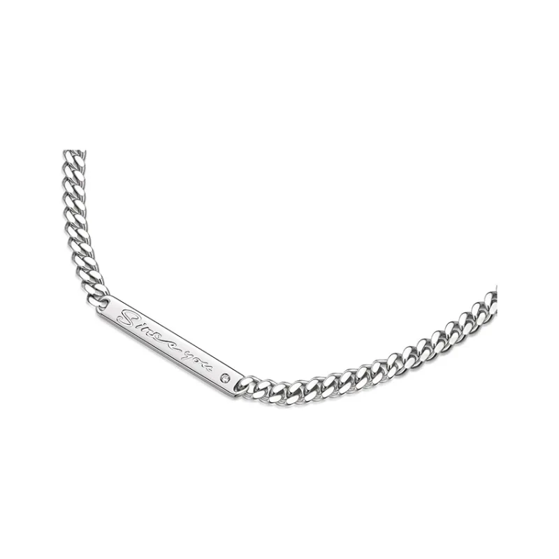 SINCE YOU S925 Silver Necklaces Unisex-0