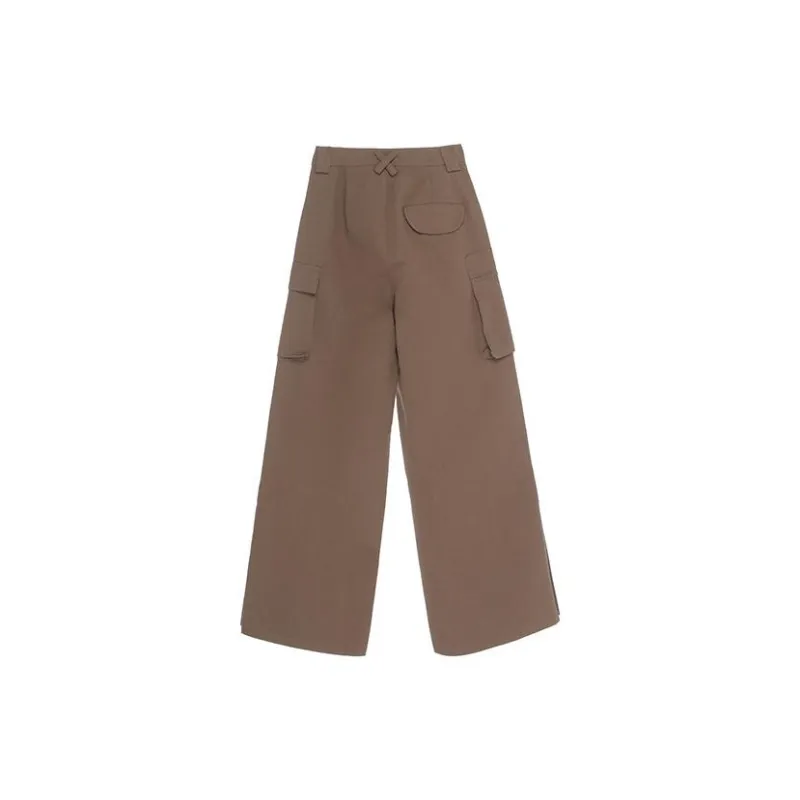 Fax Copy Express Casual Pants Women's Brown-1