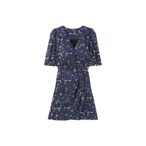 THE KOOPLES Short-Sleeved Dresses Women's Blue