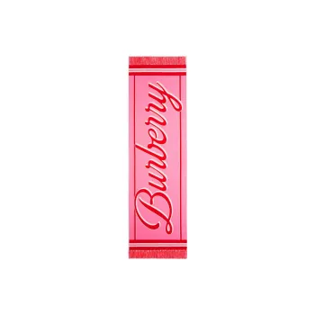Burberry Knit Scarves Unisex Pink