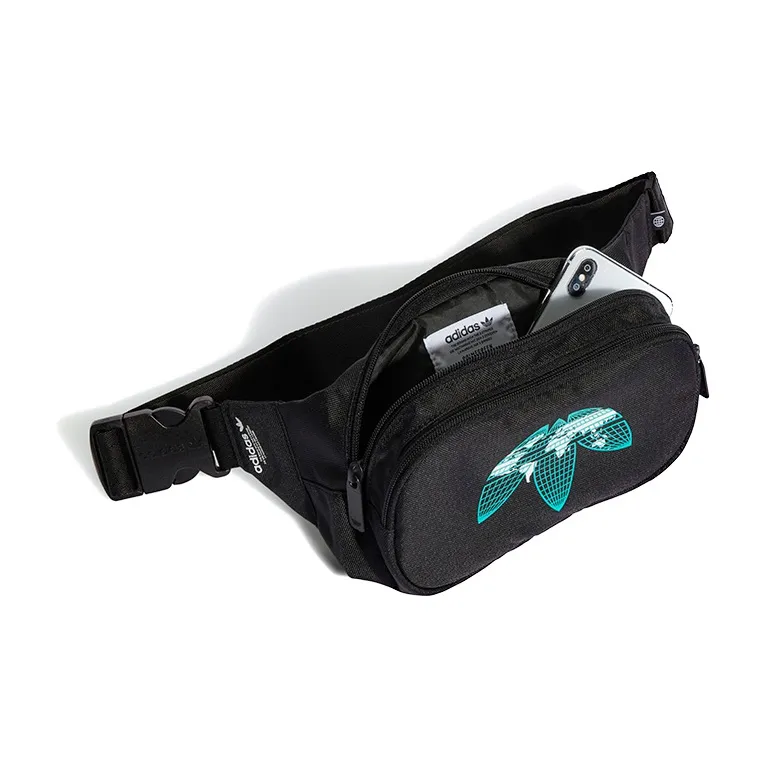 Adidas Originals Polyester Fanny Pack Regular Unisex Black-3