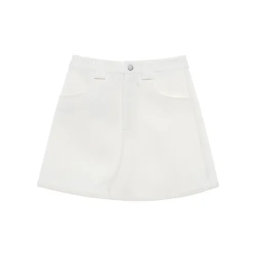 Fax Copy Express Cargo Short Skirts Women's White