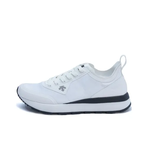 DESCENTE Heritage Style Lifestyle Shoes Men Low-Top Black/White