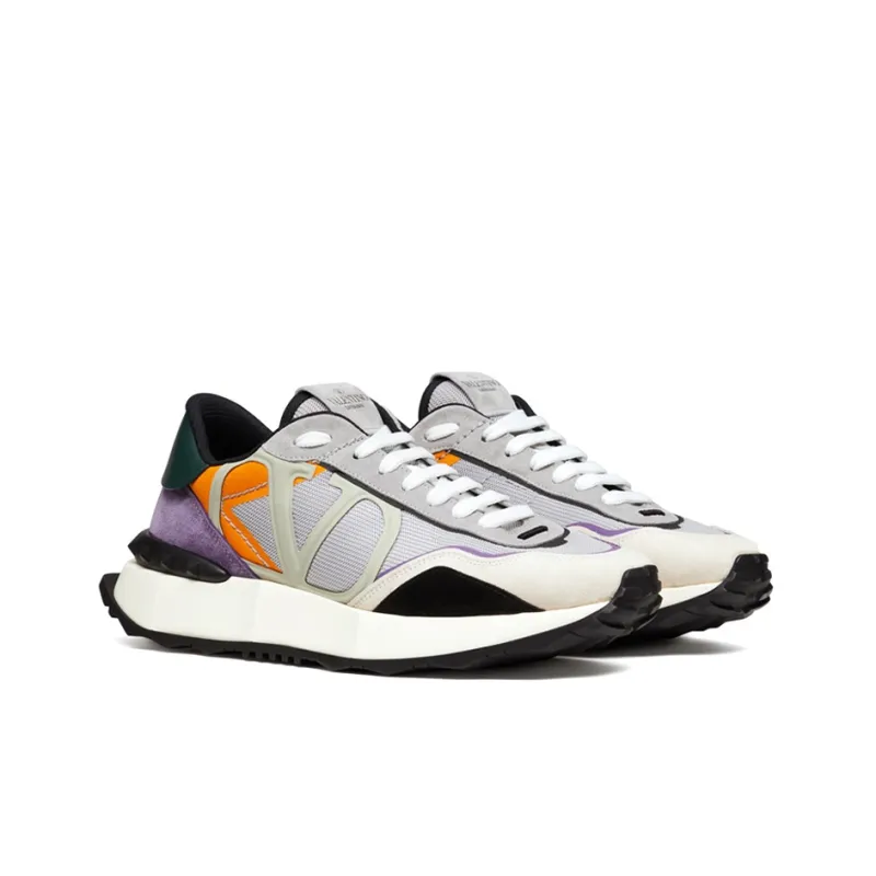 Valentino Netrunner Low Top Casual Shoes Men's Gray-2