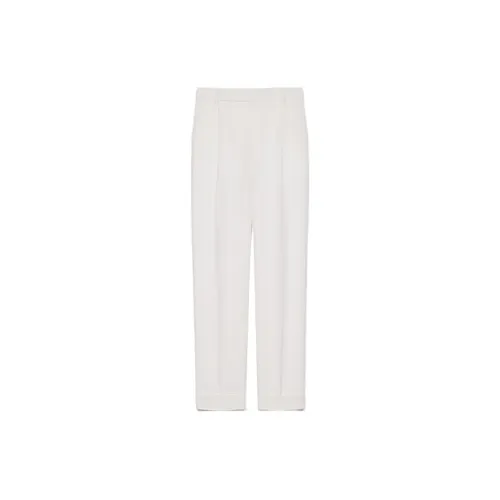 SAINT LAURENT Casual Pants Women's White Beige