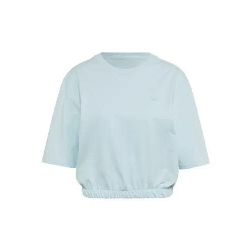 Adidas Originals ADICOLOR CONTEMPO Crop Tops Women's Blue