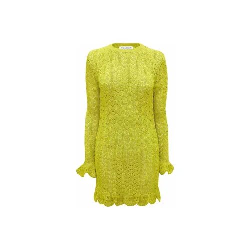 JW Anderson Long-Sleeved Dresses Women's Yellow