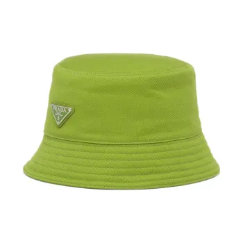PRADA Bucket Hats Men Fern Green