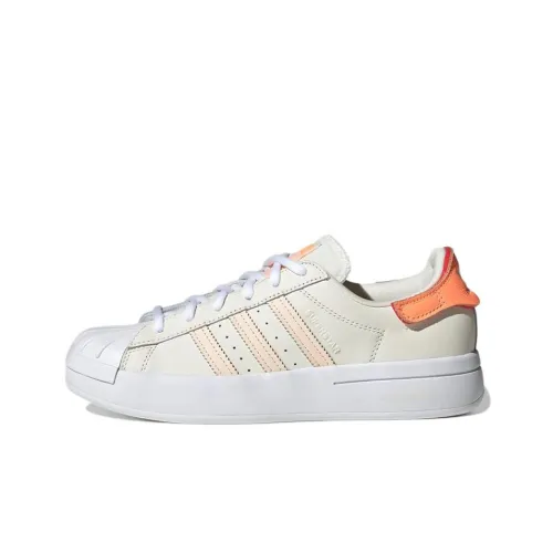 Adidas Originals Superstar Series Skateboard Shoes Unisex Low-Top White/Orange