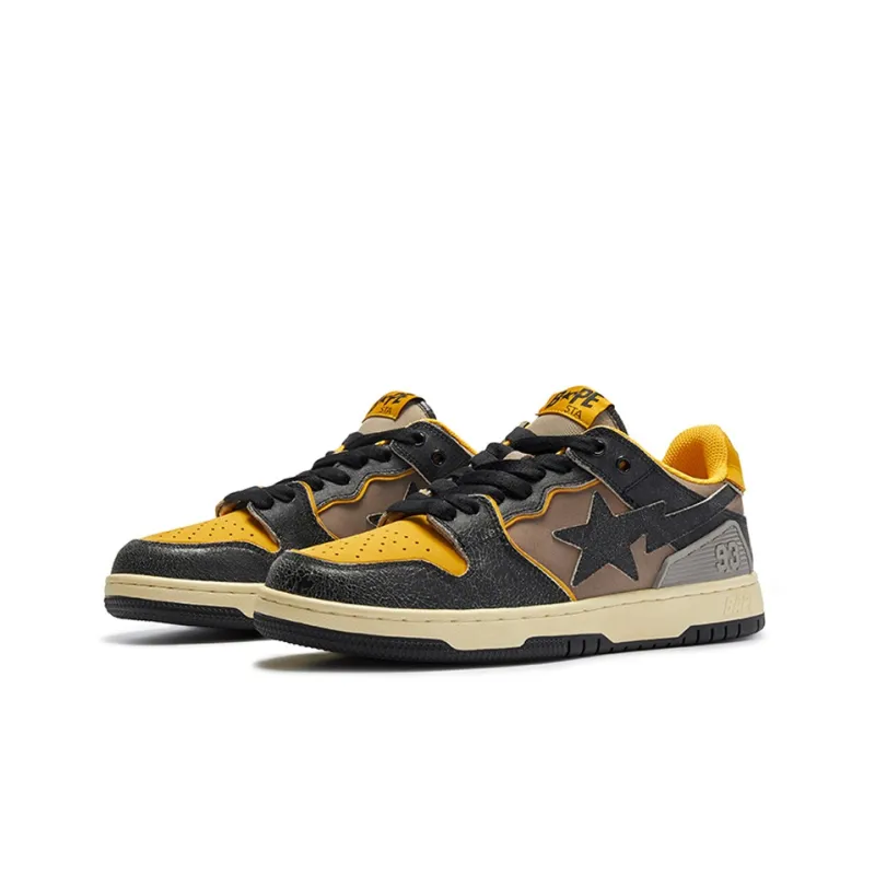 A BATHING APE Sk8 Sta 'Yellow Black' Women's-2