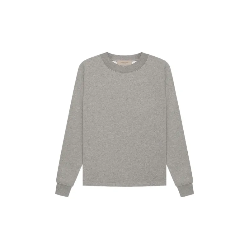 Fear of God Essentials Relaxed Crewneck SS22 Dark Oatmeal-1