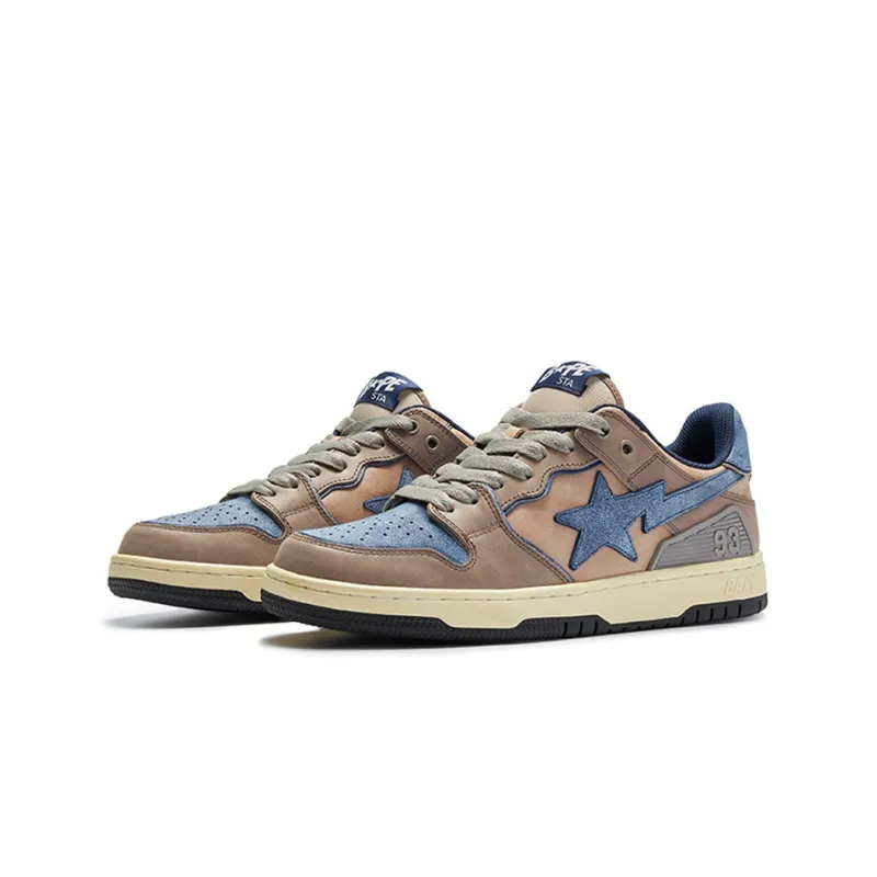 A BATHING APE Sk8 Sta 'Grey Blue'-2
