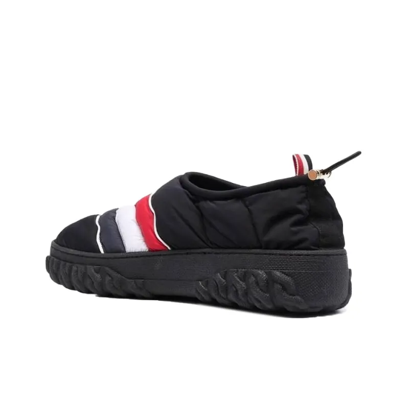 THOM BROWNE RWB-stripe Quilted Shoes-3