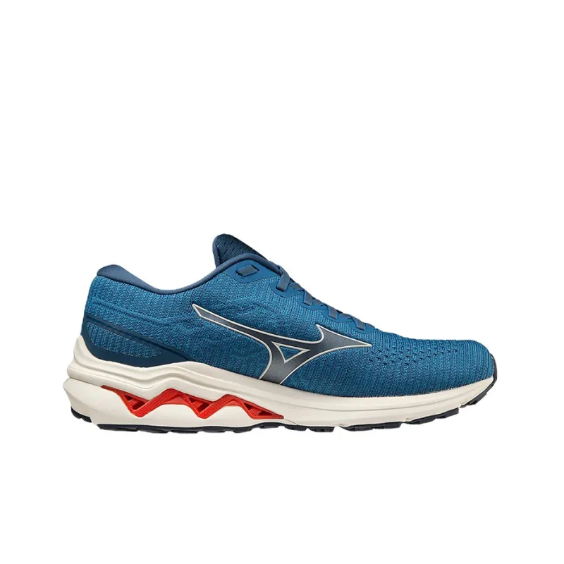 Mizuno Wave Inspire 18 Running Shoes Men Low Top Blue-1