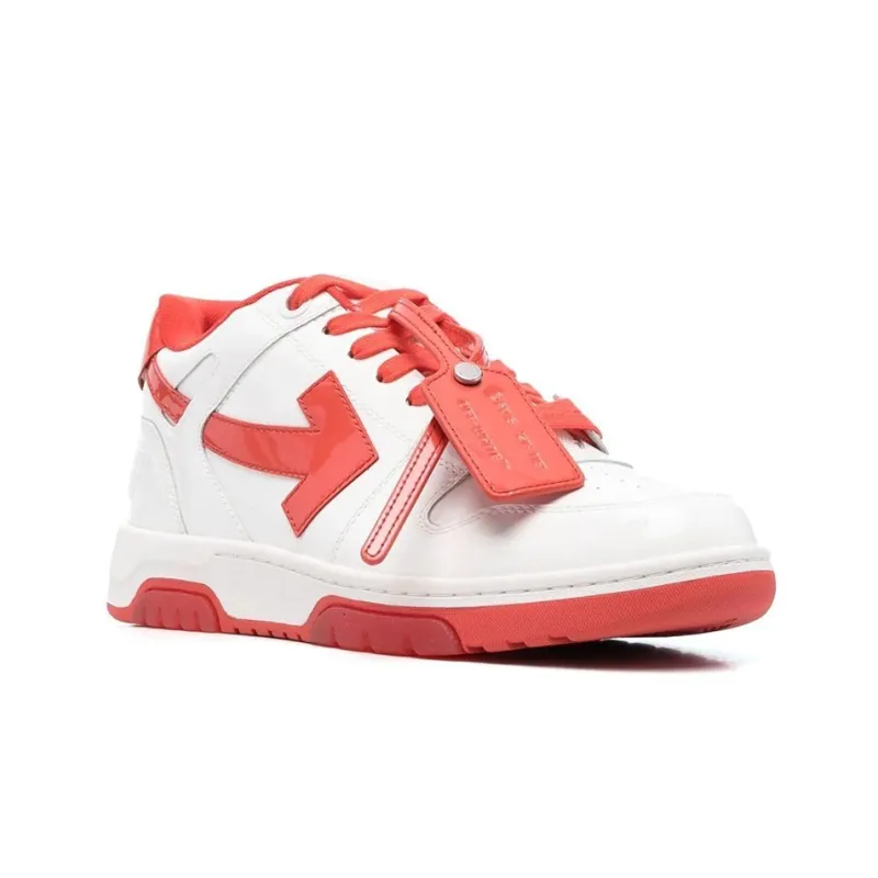 OFF WHITE Out Of Office Low Top Sneakers 'Red White'-1