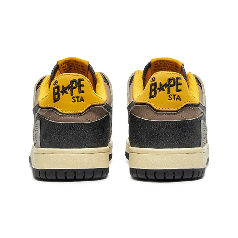 A BATHING APE Sk8 Sta 'Yellow Black' Women's-3