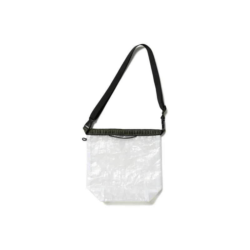 HUMAN MADE Polyethylene Roll Up Bag Shoulder Bag Regular Unisex White-1