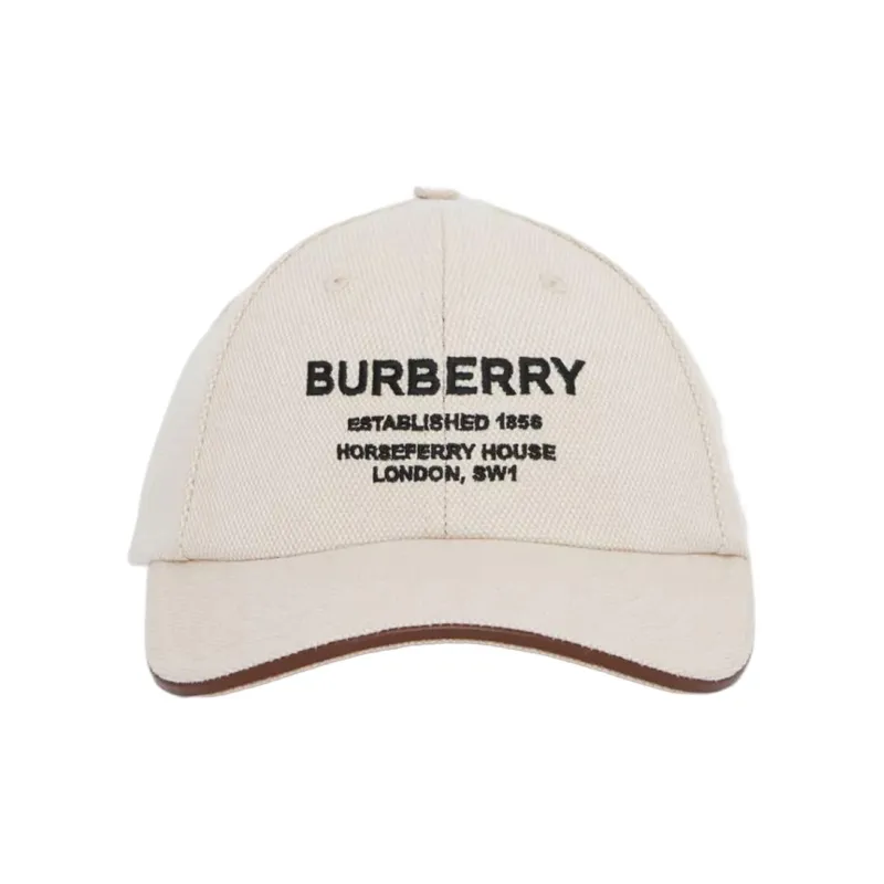 Burberry Horseferry Motif Canvas Baseball Cap-1