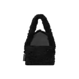 SAINT LAURENT Shearling Crossbody Bag Shoulder Bag Men's Black