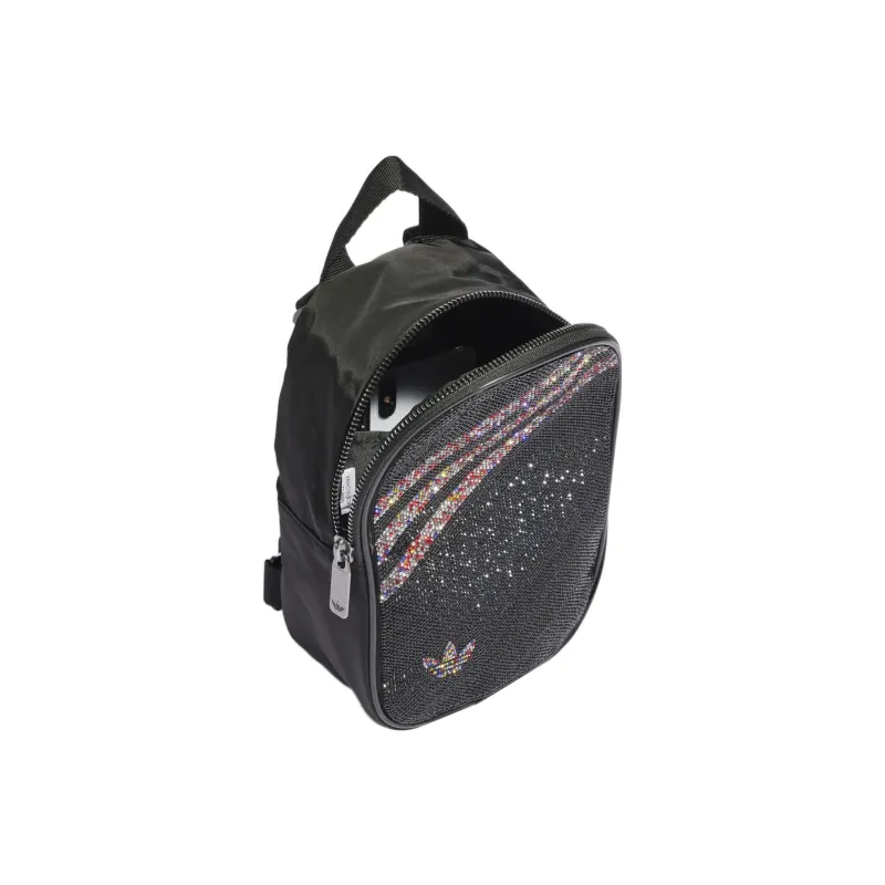Adidas Originals Rhinestone Backpack Mini Women's Black-3