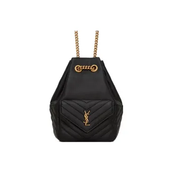 SAINT LAURENT Sheepskin Bucket Bag, Shoulder Bag, Crossbody Bag Mini Women's Black