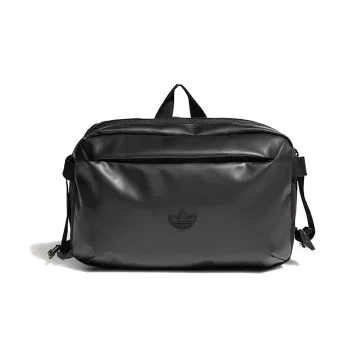 Adidas Originals TPU Handbag Shoulder Bag Crossbody Bag Fanny Pack Large Size Unisex Pure Black