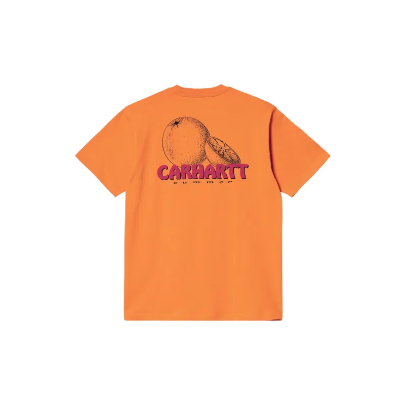 Carhartt WIP T-Shirts Men Orange-1