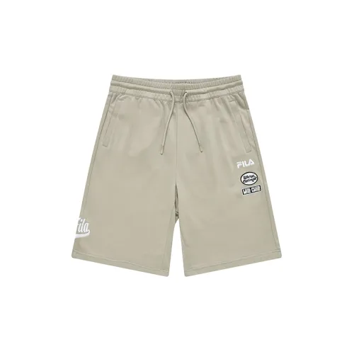 FILA FUSION Casual Shorts Men Oatmeal Card